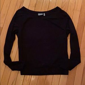 Long sleeve black top